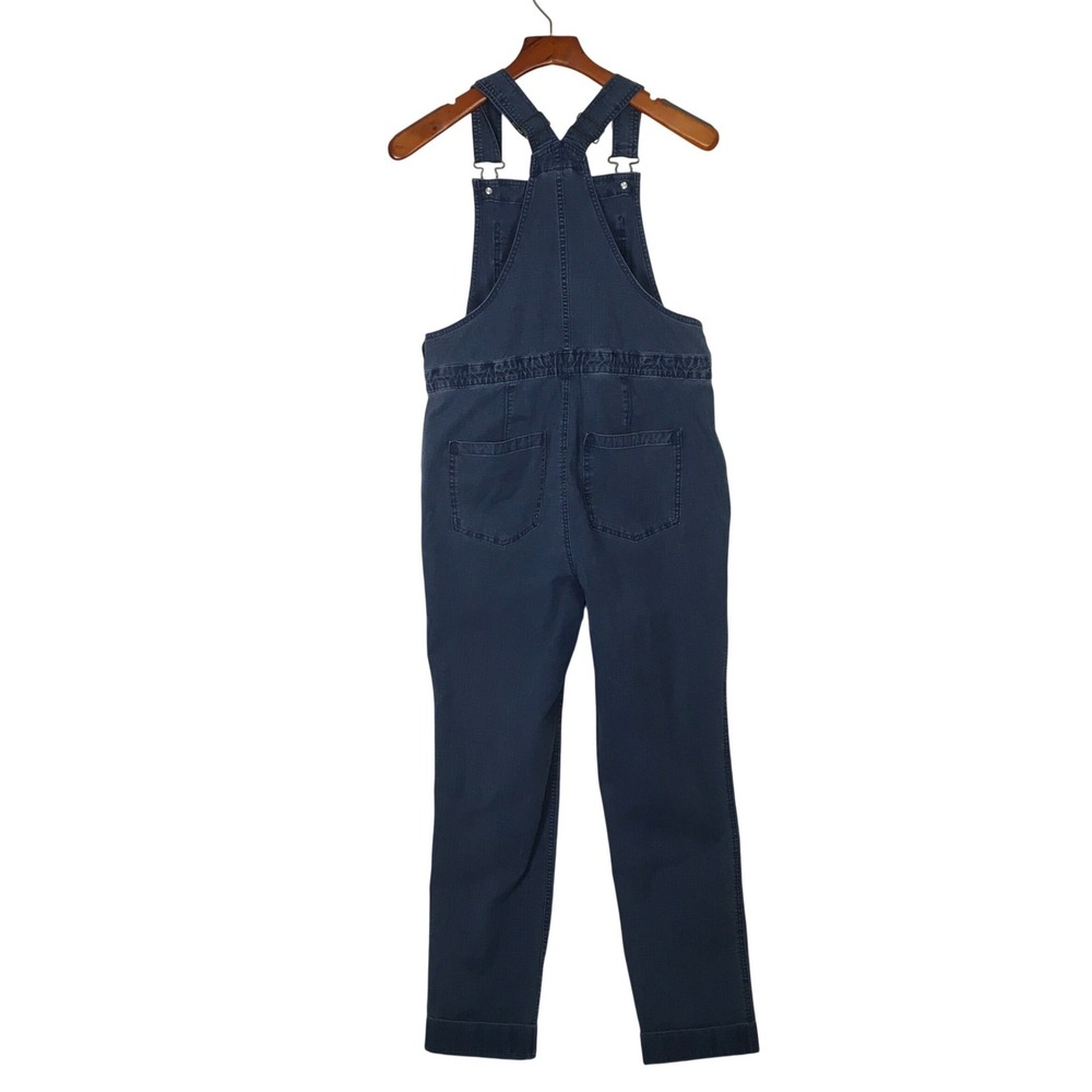 Duluth Trading Co Women's Denim Overalls Drawstring Waist Size S Cottagecore - Picture 4 of 7